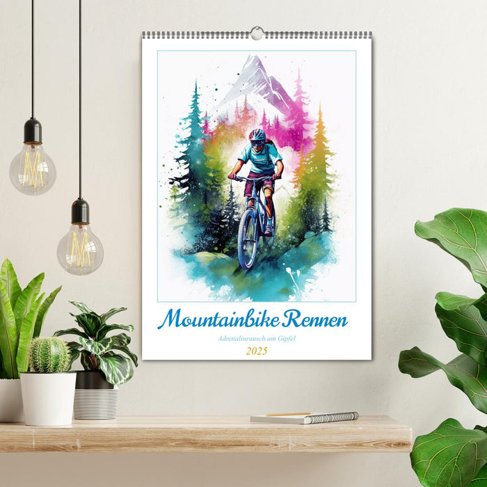 Mountainbike Rennen (CALVENDO Wandkalender 2025)