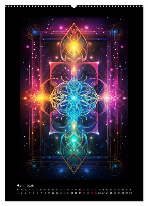 Fractale Mandalas (CALVENDO Premium Wandkalender 2025)