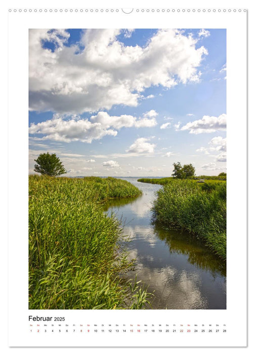 Vorpommern, Impressionen von Ostsee und Bodden (CALVENDO Wandkalender 2025)