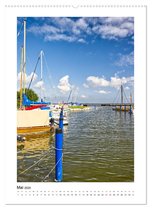 Vorpommern, Impressionen von Ostsee und Bodden (CALVENDO Wandkalender 2025)