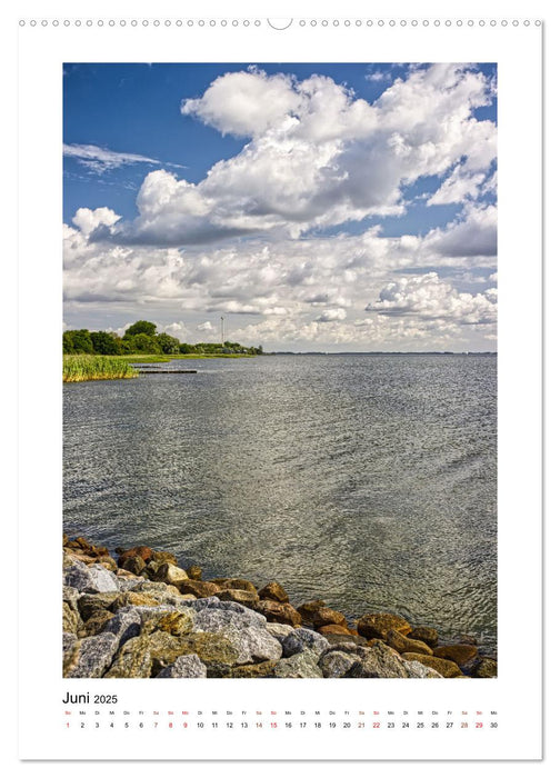 Vorpommern, Impressionen von Ostsee und Bodden (CALVENDO Wandkalender 2025)