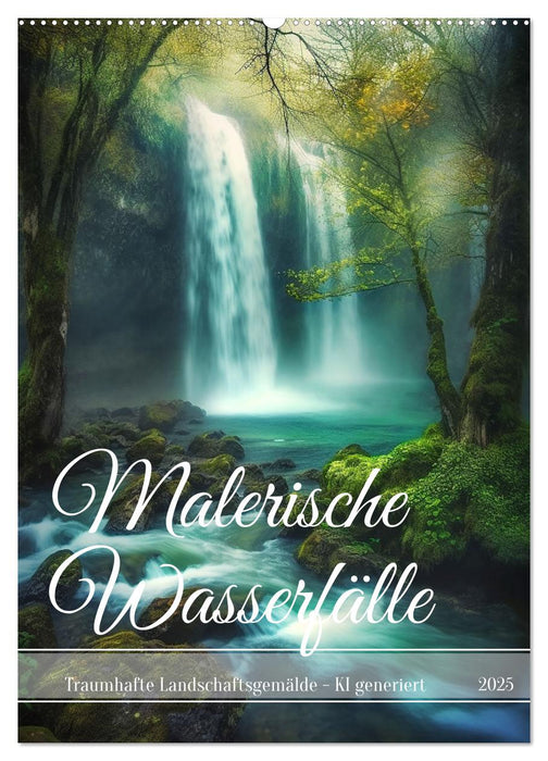 Malerische Wasserfälle (CALVENDO Wandkalender 2025)