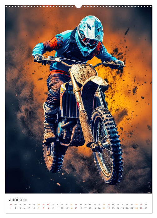 Motocross - Mit Leib und Seele dabei (CALVENDO Wandkalender 2025)