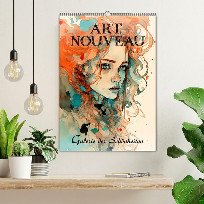 Art Nouveau - Galerie der Schönheiten (CALVENDO Wandkalender 2025)