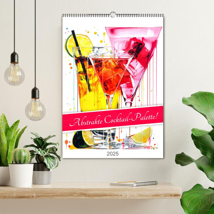 Abstrakte Cocktail-Palette! (CALVENDO Wandkalender 2025)