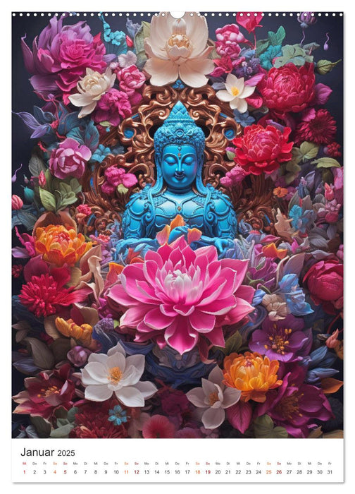 Buddismus (CALVENDO Premium Wandkalender 2025)
