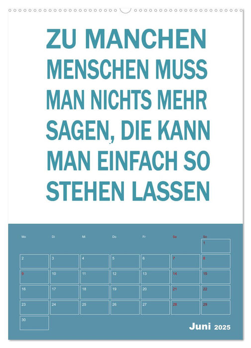 Memo an mich mit Jahresplaner (CALVENDO Wandkalender 2025)