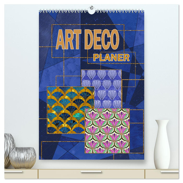 Art Deco Planer (CALVENDO Premium Wandkalender 2025)