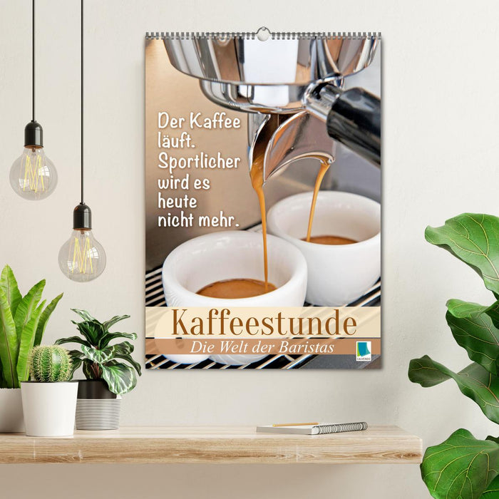 Kaffeestunde: Die Welt der Baristas (CALVENDO Wandkalender 2025)