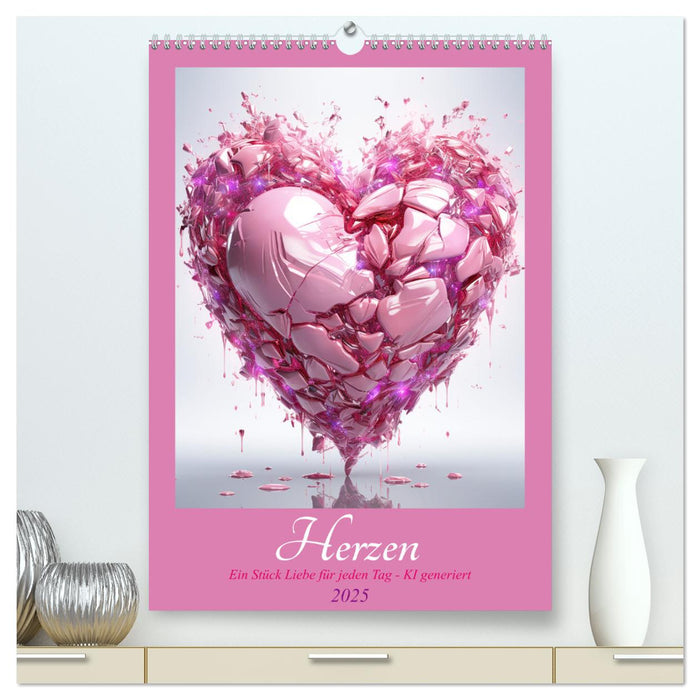 Herzen (CALVENDO Premium Wandkalender 2025)