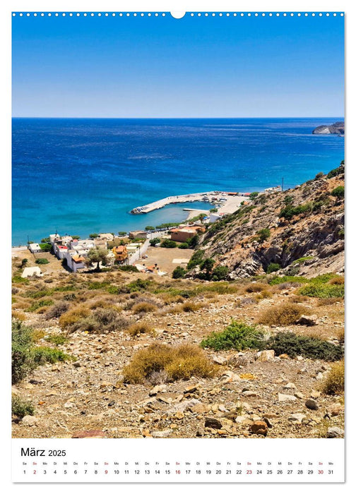 Kreta - Traumhafte Aussichten aufs Meer (CALVENDO Wandkalender 2025)