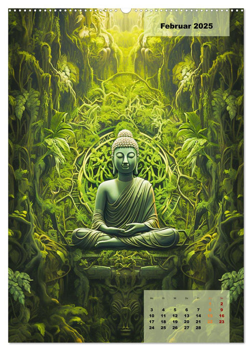 Jade Buddha - Finde die innere Mitte (CALVENDO Wandkalender 2025)