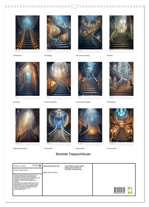 Morbide Treppenhäuser (CALVENDO Wandkalender 2025)