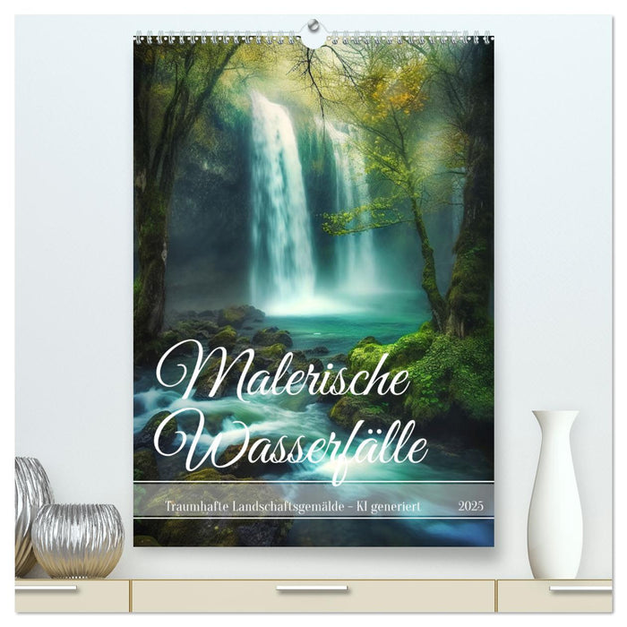 Malerische Wasserfälle (CALVENDO Premium Wandkalender 2025)