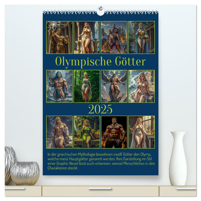 Olympische Götter (CALVENDO Premium Wandkalender 2025)