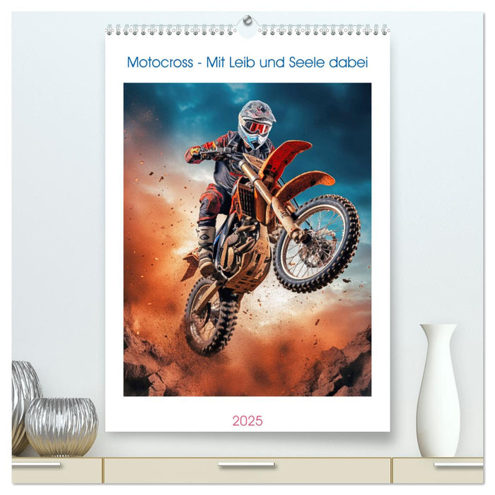 Motocross - Mit Leib und Seele dabei (CALVENDO Premium Wandkalender 2025)