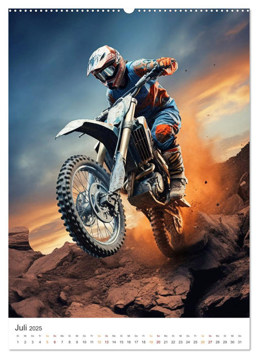 Motocross - Mit Leib und Seele dabei (CALVENDO Premium Wandkalender 2025)