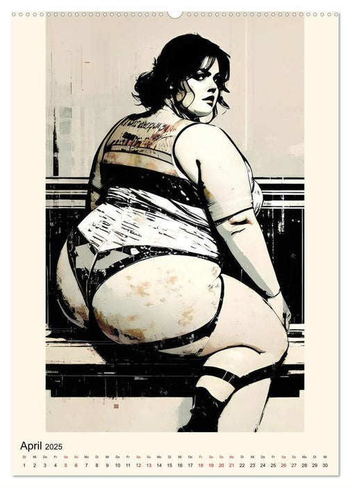 PlusSize Erotik (CALVENDO Wandkalender 2025)