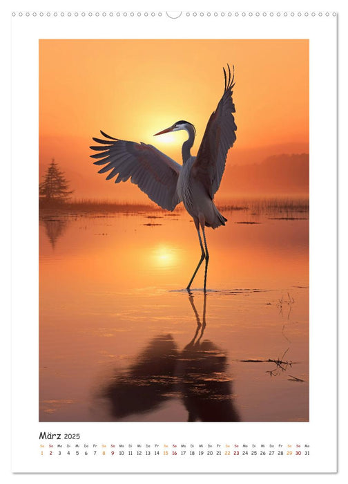 Tanz der Vögel (CALVENDO Premium Wandkalender 2025)