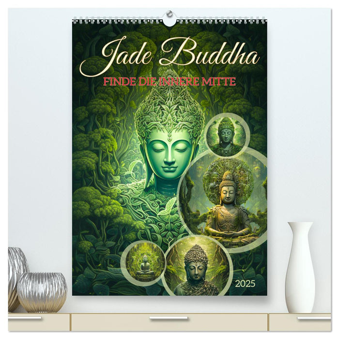 Jade Buddha - Finde die innere Mitte (CALVENDO Premium Wandkalender 2025)
