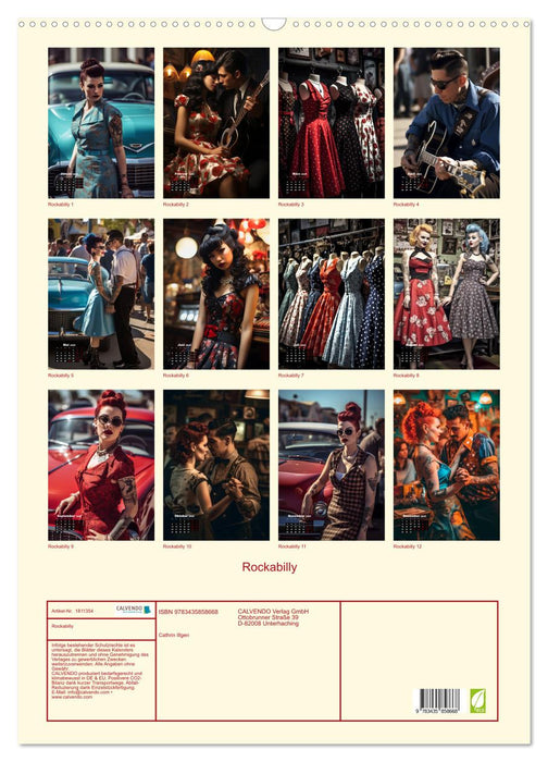 Rockabilly (CALVENDO Wandkalender 2025)