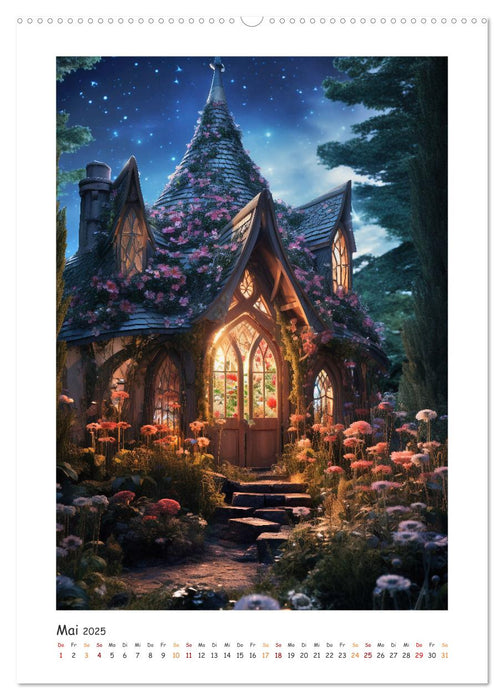 Märchenhäuser (CALVENDO Premium Wandkalender 2025)