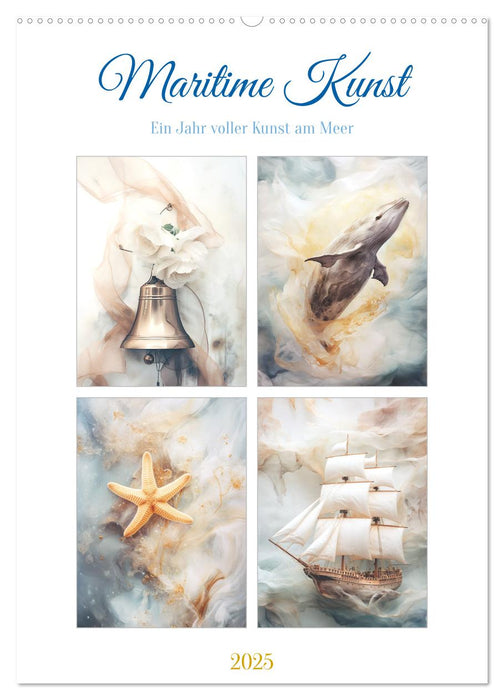 Maritime Kunst (CALVENDO Wandkalender 2025)