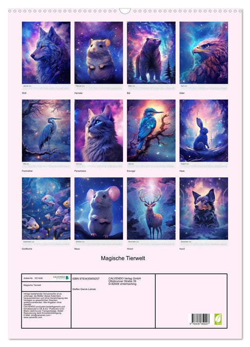 Magische Tierwelt (CALVENDO Wandkalender 2025)