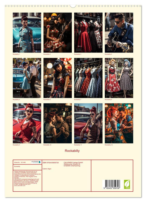 Rockabilly (CALVENDO Premium Wandkalender 2025)