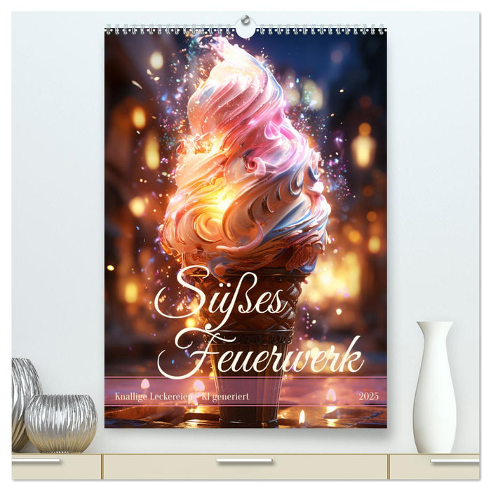 Süßes Feuerwerk (CALVENDO Premium Wandkalender 2025)