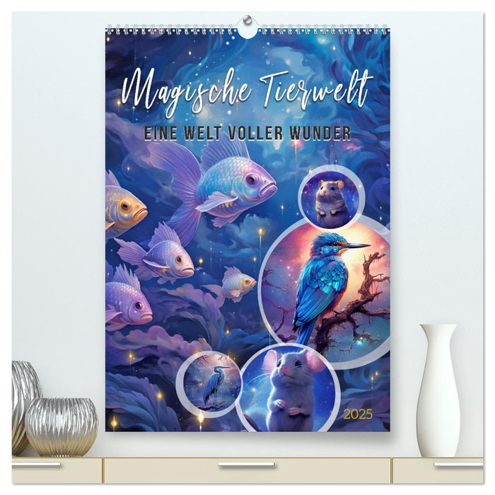 Magische Tierwelt (CALVENDO Premium Wandkalender 2025)