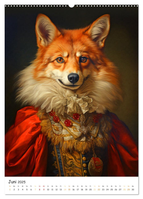 Tierische Kunst - Eine Sammlung von Renaissance-Gemälden mit tierischen Motiven (CALVENDO Wandkalender 2025)