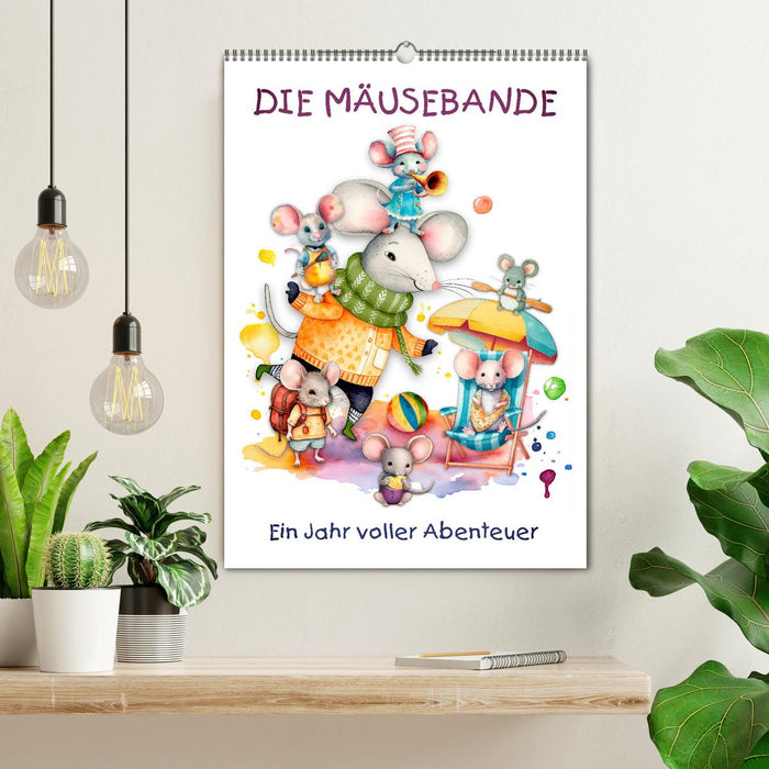 Die Mäusebande (CALVENDO Wandkalender 2025)