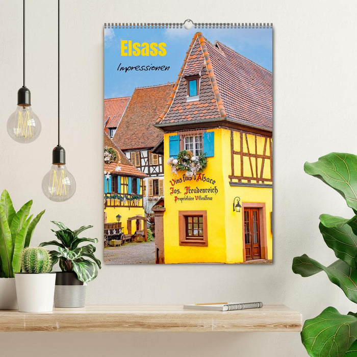 Elsass - Impressionen (CALVENDO Wandkalender 2025)