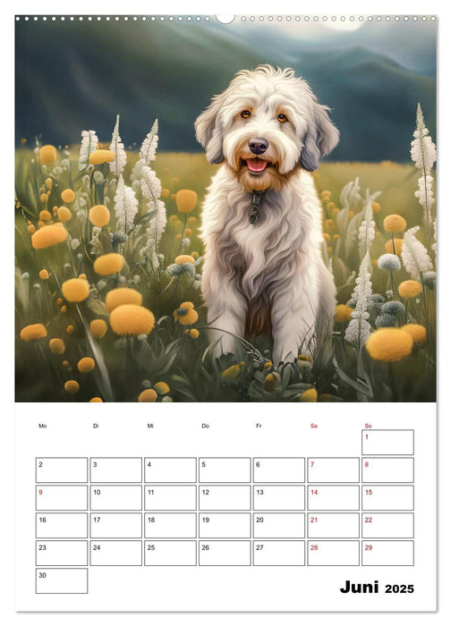 Aussiedoodle - Hunde zum Liebhaben (CALVENDO Premium Wandkalender 2025)