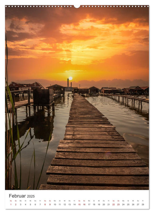 Die schönsten Orte vom Balaton nach Budapest (CALVENDO Wandkalender 2025)