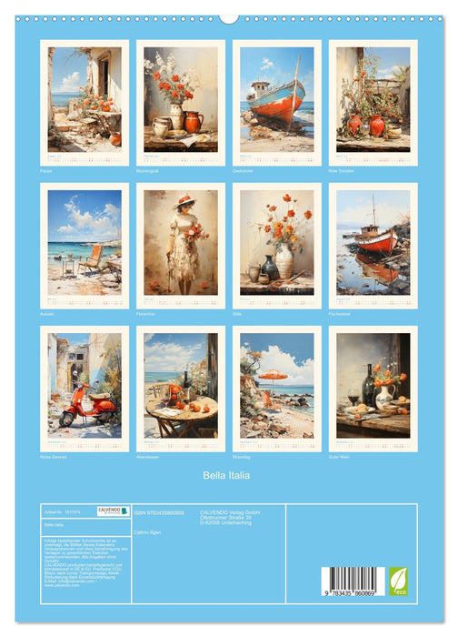 Bella Italia (CALVENDO Premium Wandkalender 2025)