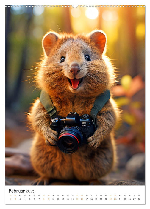 Quokka Business - Die süßesten Kollegen der Welt (CALVENDO Wandkalender 2025)