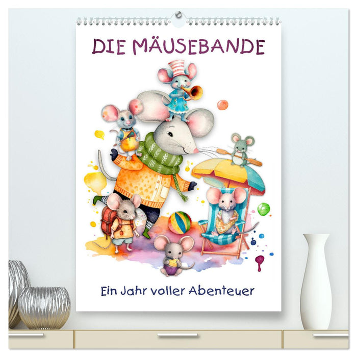 Die Mäusebande (CALVENDO Premium Wandkalender 2025)