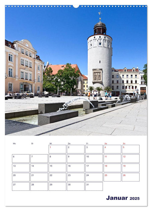 GÖRLITZ - Kleinod in der Lausitz (CALVENDO Wandkalender 2025)