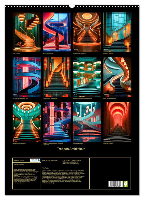 Treppen Architektur (CALVENDO Wandkalender 2025)