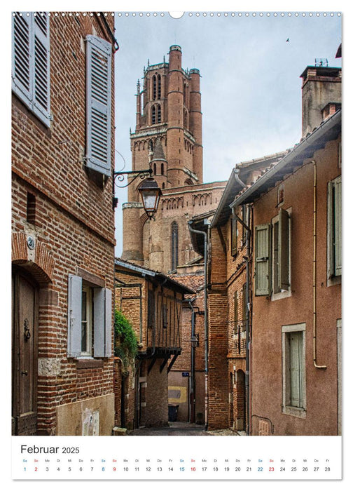 Albi - Die rote Stadt (CALVENDO Wandkalender 2025)