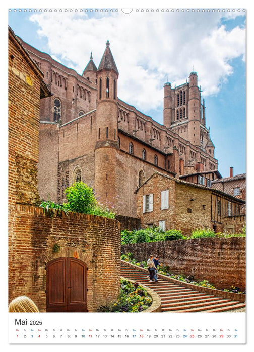 Albi - Die rote Stadt (CALVENDO Wandkalender 2025)