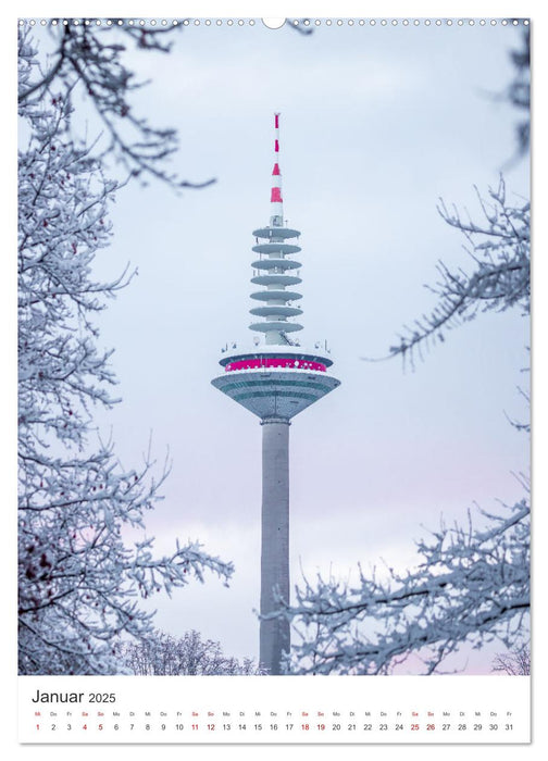 Frankfurt am Main, eine Stadt voller Magie (CALVENDO Wandkalender 2025)