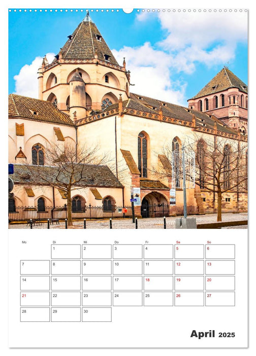 Straßburg - Urlaubsplaner (CALVENDO Wandkalender 2025)