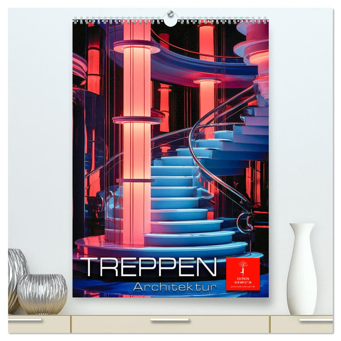 Treppen Architektur (CALVENDO Premium Wandkalender 2025)