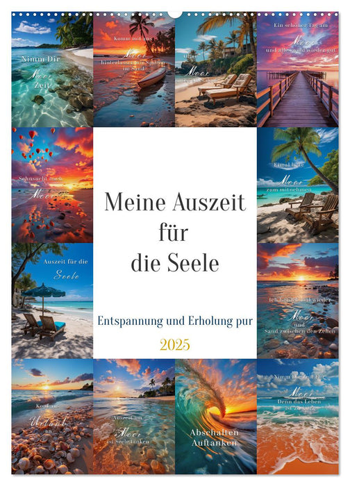 Meine Auszeit für die Seele (CALVENDO Wandkalender 2025)