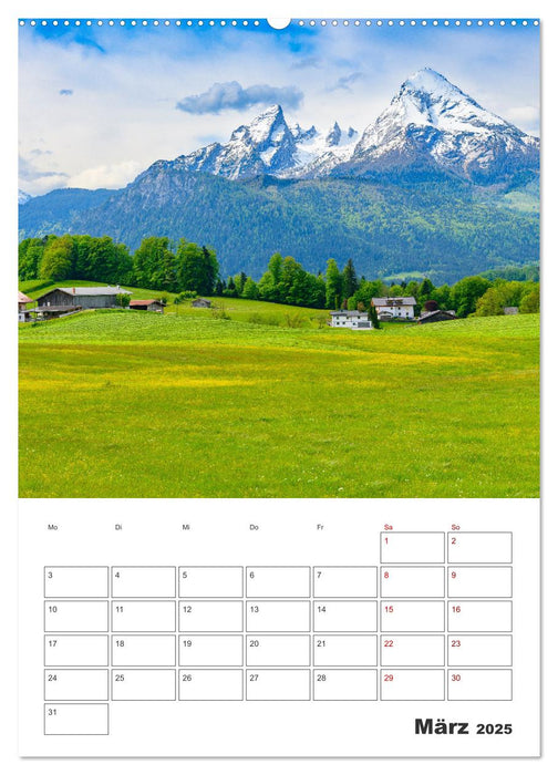 Urlaub in Oberbayern - zwischen Watzmann und Chiemsee (CALVENDO Wandkalender 2025)