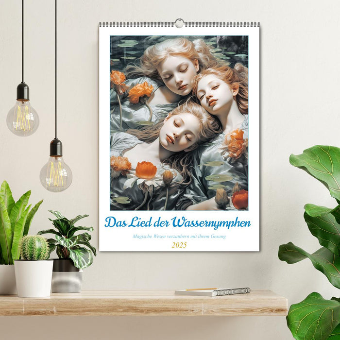 Das Lied der Wassernymphen (CALVENDO Wandkalender 2025)