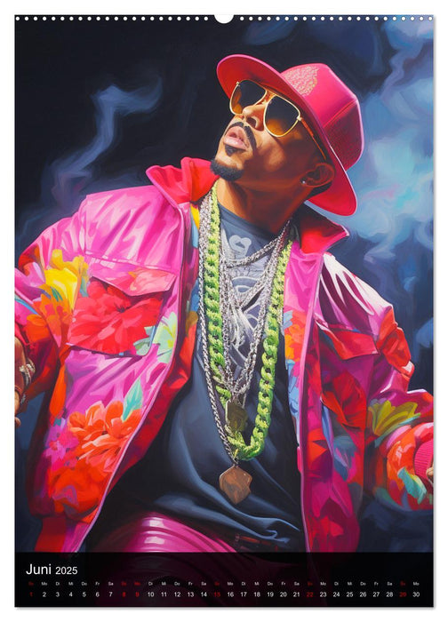 Rap Kings. Paintings im Streetwear-Charme (CALVENDO Premium Wandkalender 2025)
